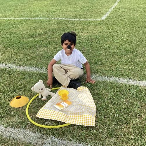 Reception – Sports day practise
